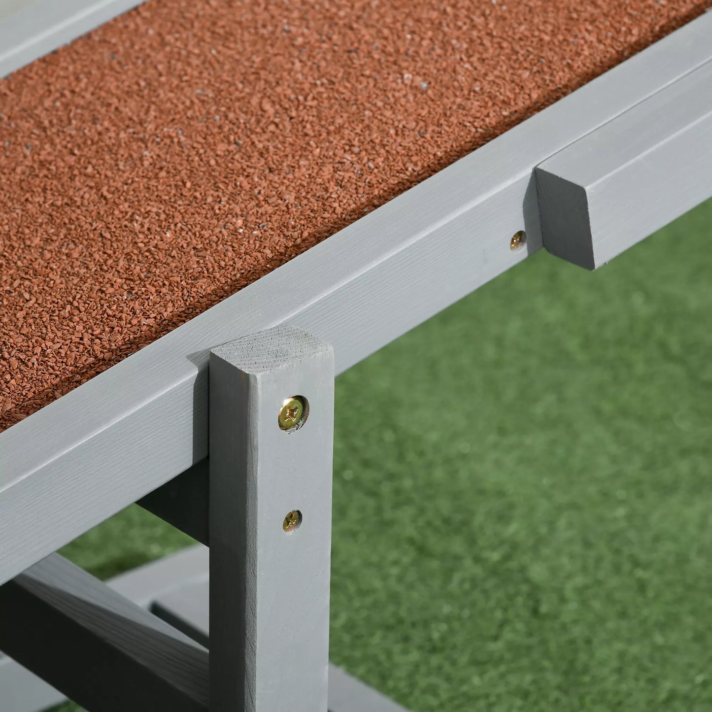 Suņu līdzsvara velosipēds Aqulity, suņu sporta līdzsvara velosipēds, 180 x 30 x 30 cm, pelēks + brūns