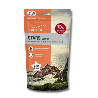 Platinum Stars Salmon skanėstai šunims su lašiša 185 g
