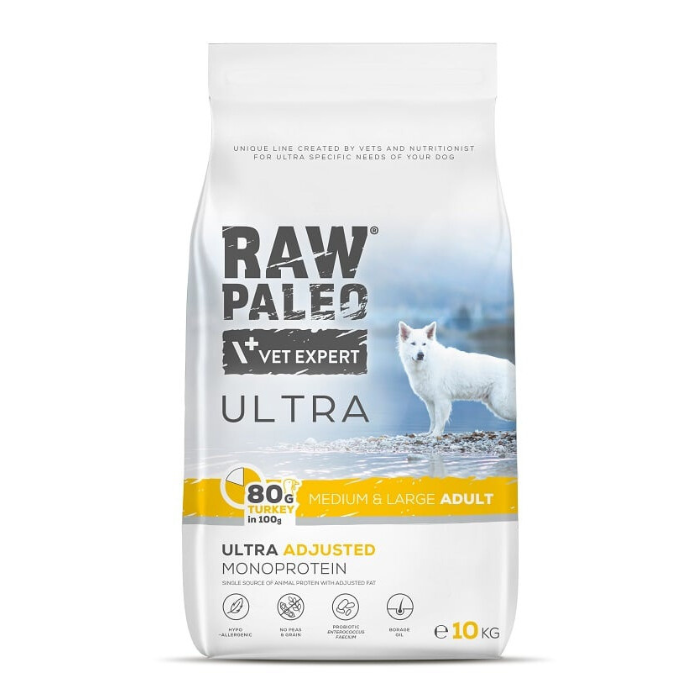Raw Paleo Ultra Adult Medium&Large Turkey 10kg