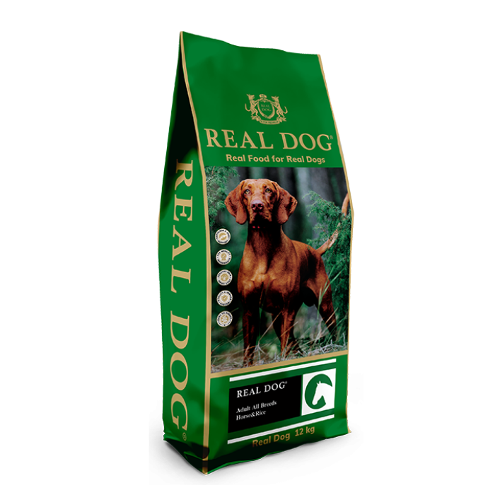 Real Dog SP Adult All Breeds Horse&Rice 12 kg