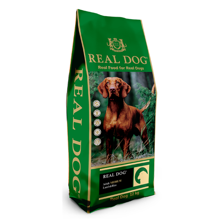 Real Dog SP Adult Medium Lamb&Rice 12 kg