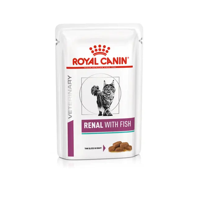 Renal (žuvies griežinėliai padaže) drėgnas pašaras  katėms Royal Canin drėgnas pašaras