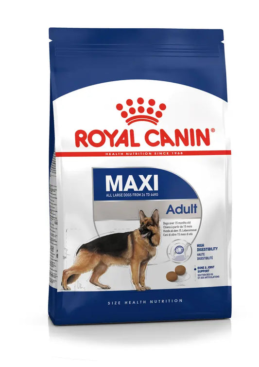 Royal Canin Dog Maxi Adult visavertis pašaras  suaugusiems didelių veislių šunims