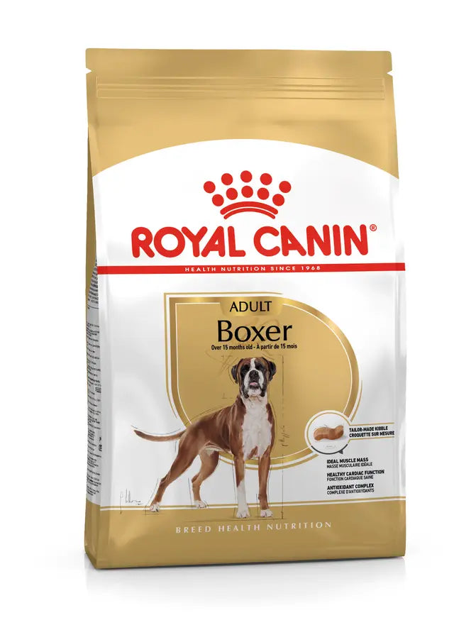 Royal Canin Boxer Adult sausas maistas bokserių veislės šunims, 12 kg