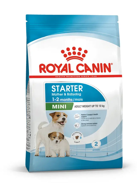 Royal Canin Dog Mini Starter Mother&Babydog visavertis pašaras mažų veislių maitinančioms kalėms ir šuniukams