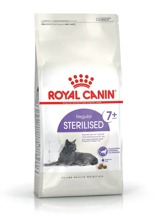 Royal Canin Veterinary Cat Sterilised +7 pašaras sterilizuotoms katėms virš 7 metų