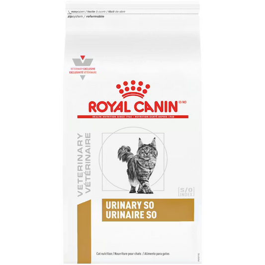 Royal Canin Veterinary Cat Urinary S/O visavertis pašaras katėms nuo struvitinių akmenų susidarymo