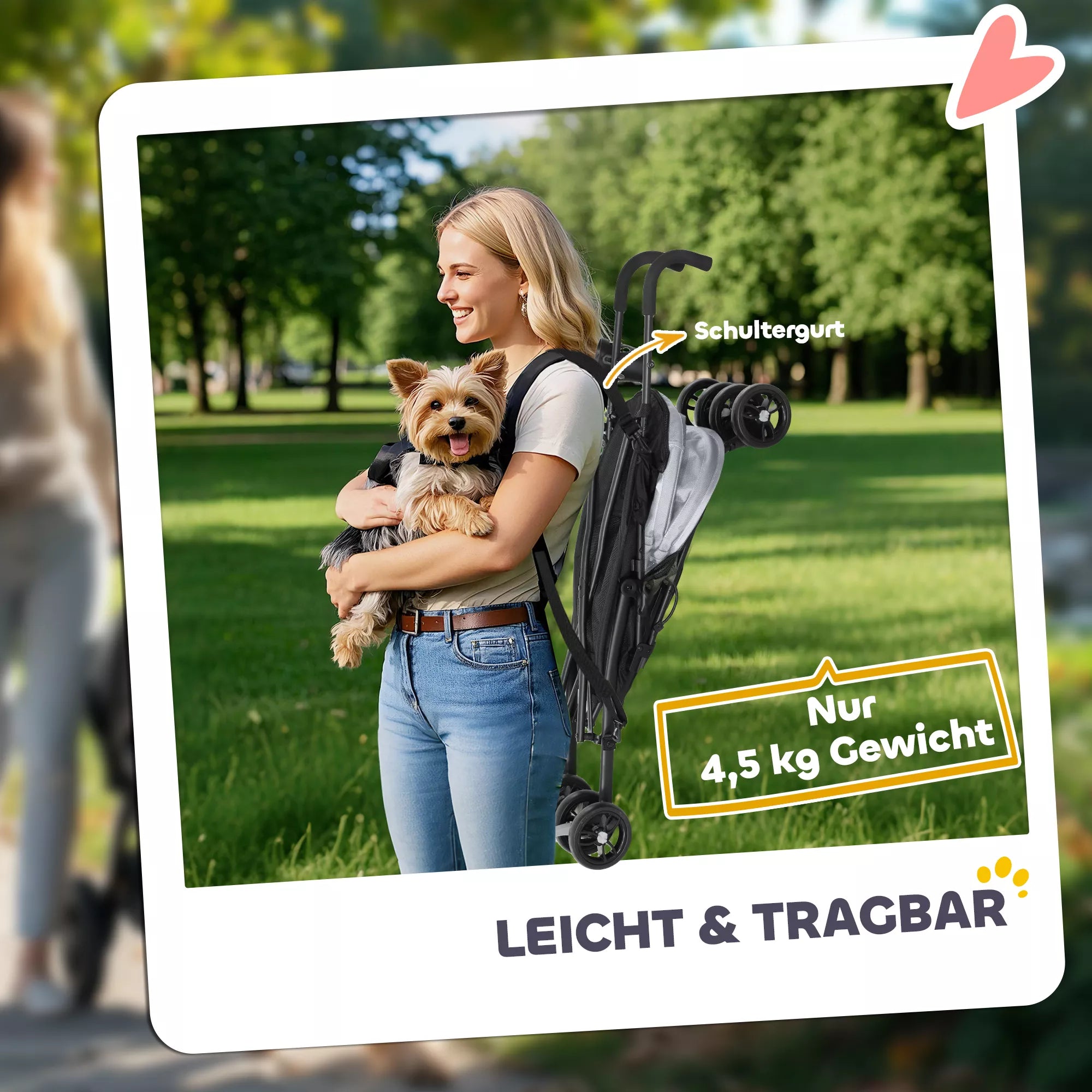 Mājdzīvnieku pārnēsāšanas soma, drošības siksnas, sieta logs, 76 cm platums x 44 cm dziļums x 103 cm augstums, gaiši pelēka