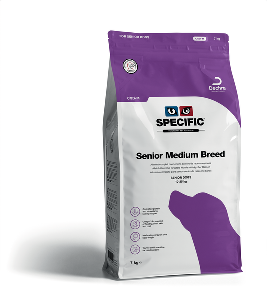 SPECIFIC CGD-M pašaras senyviems vidutinio dydžio veislių šunims
