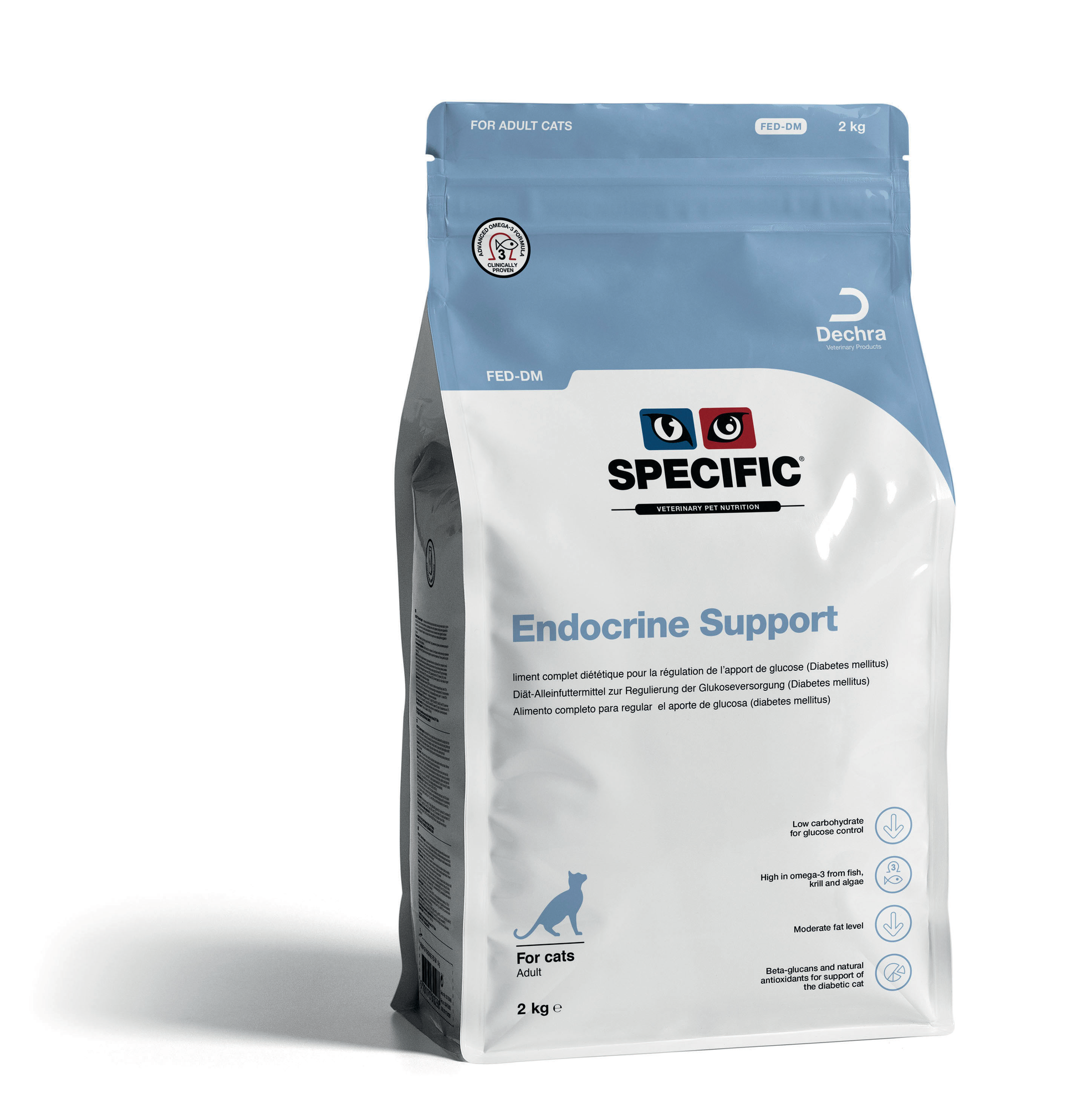 SPECIFIC FED-DM pašaras katėms, turinčioms endokrininių sutrikimų 2 kg