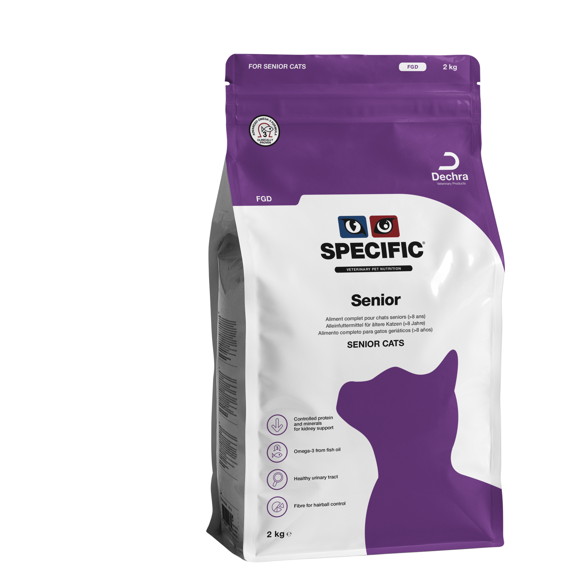 SPECIFIC FGD pašaras senyvoms katėms