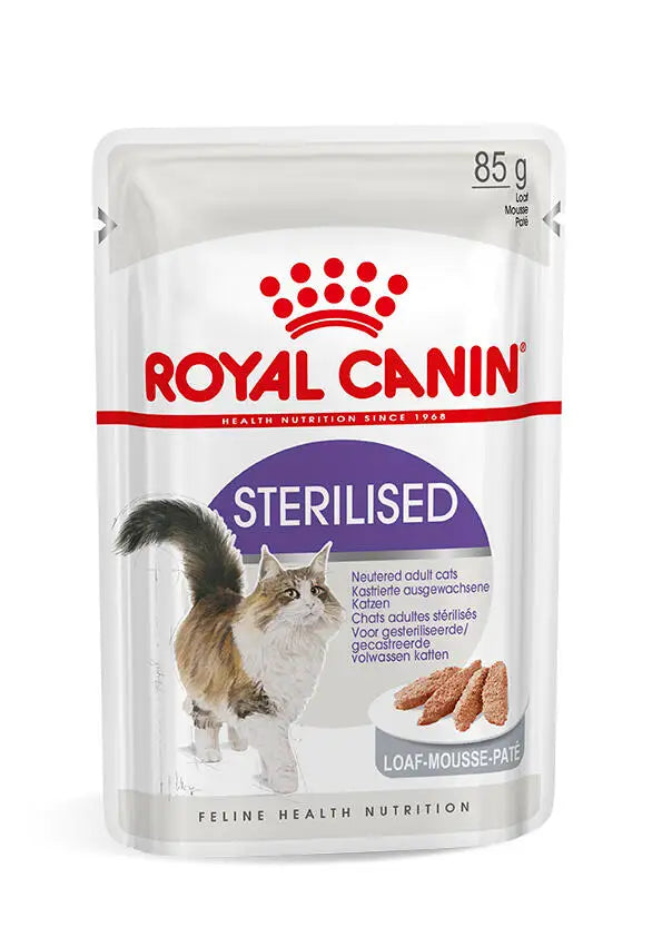 Sterilized paštetas sterilizuotoms katėms Royal Canin