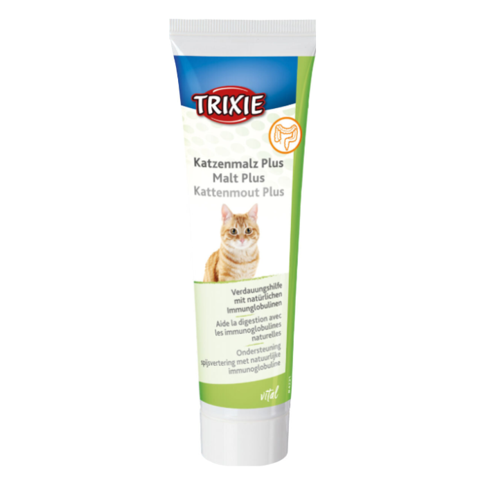 TRIXIE Cat malt plus, pasta virškinimui, D/FR/NL, 100 g (pak.6)
