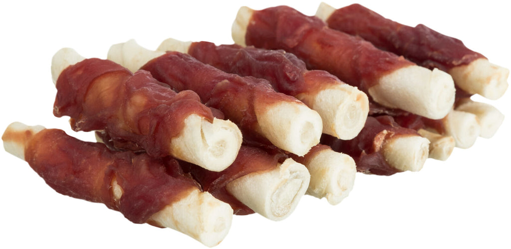 TRIXIE Denta Fun skanėstai šunims, kramtomi antienos suktinukai 120 g suktinukai