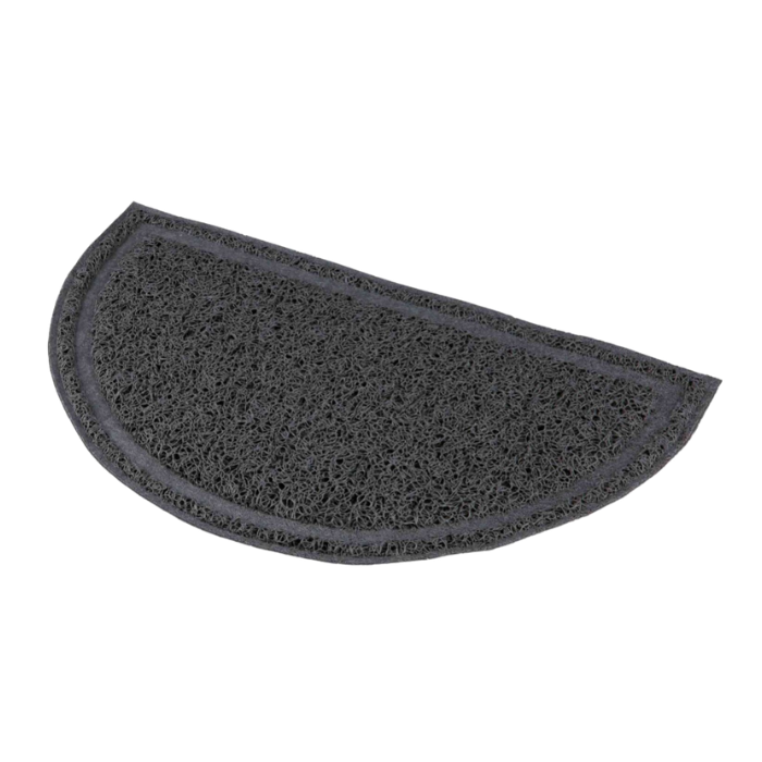 TRIXIE Kilimėlis prie tualeto, pusiau apvalus, PVC, 41x25 cm, antracito