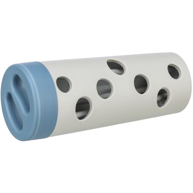 TRIXIE  Ritinys skanėstams, plastikinis ø 6-ø 5x14 cm pilkas su melsvu