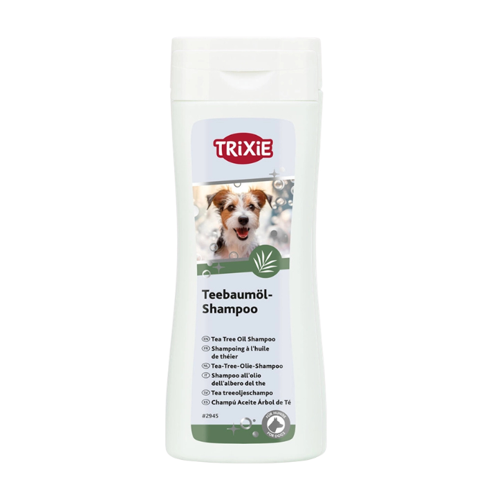 TRIXIE  Šampūnas su ARBATMEDŽIO ALIEJUMI, 250 ml nauja pakuotės išvaizda