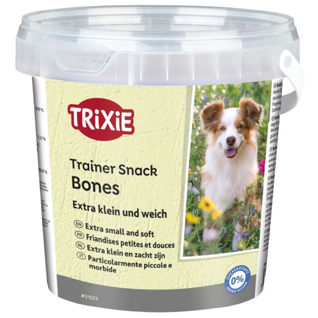 TRIXIE Trainer Snack Mini Bones, 500 g nauja pakuotė