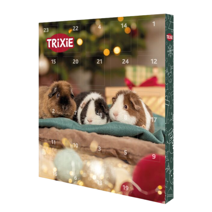 TRIXIE Xmas Advento kalendorius smulkiems gyvūnams, 30 × 34 × 3.5 cm
