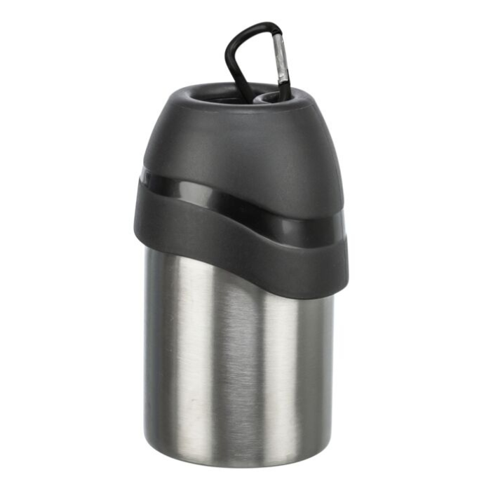 TRIXIE Gertuvė butelis su dubenėliu, nerūd. plienas/plastikas, 0.3 l