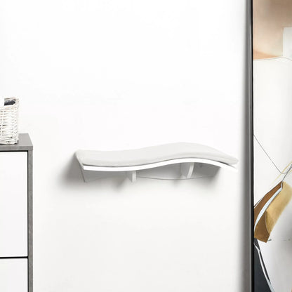 PawHut Katėms skirta kopėčių tipo sienelė, katės guolis, sieniniai katės lentynos, sieniniai katės baldai iki 4,5 kg, balta