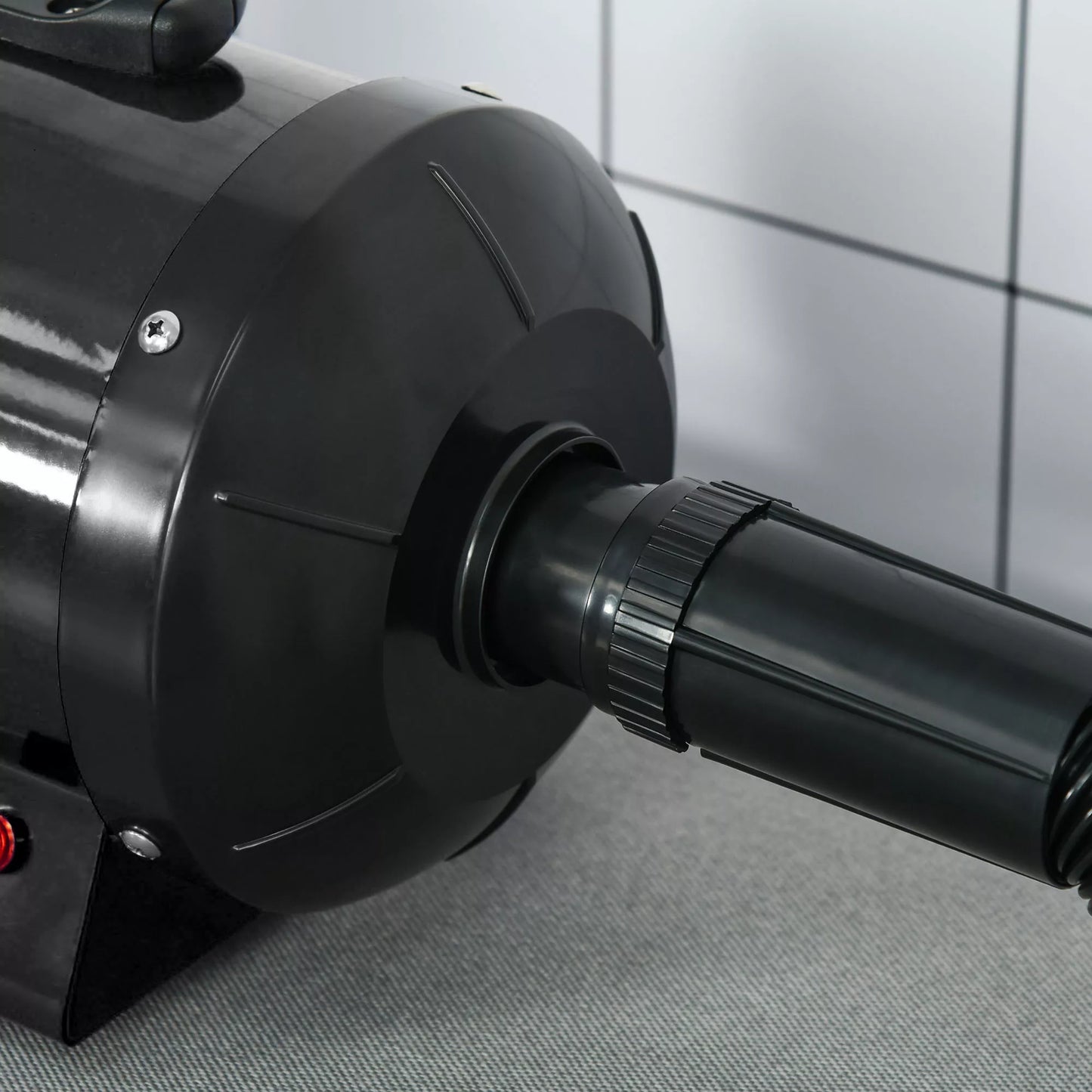 PawHut Profi Profesionali šunų ir gyvūnų džiovykla, tylioji, 2800W, metalinė, juoda, 40 x 16 x 20 cm