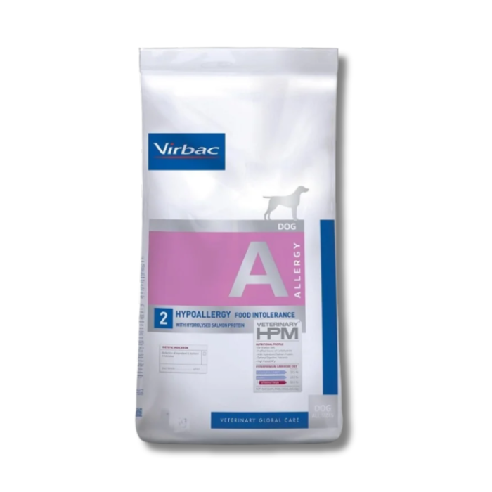 Virbac HPM A2 Hypoallergy dog visavertis sausas pašaras šunims turintiems jautrų skrandį