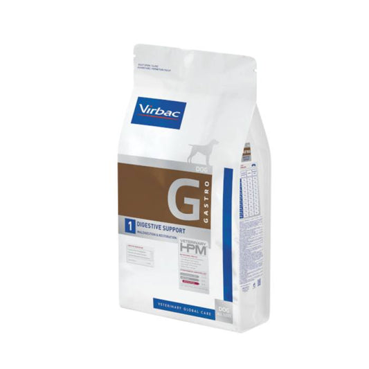 Virbac HPM G1 Digestive Support Dog sausas pašaras šunims virškinimo sutrikimams atstatyti