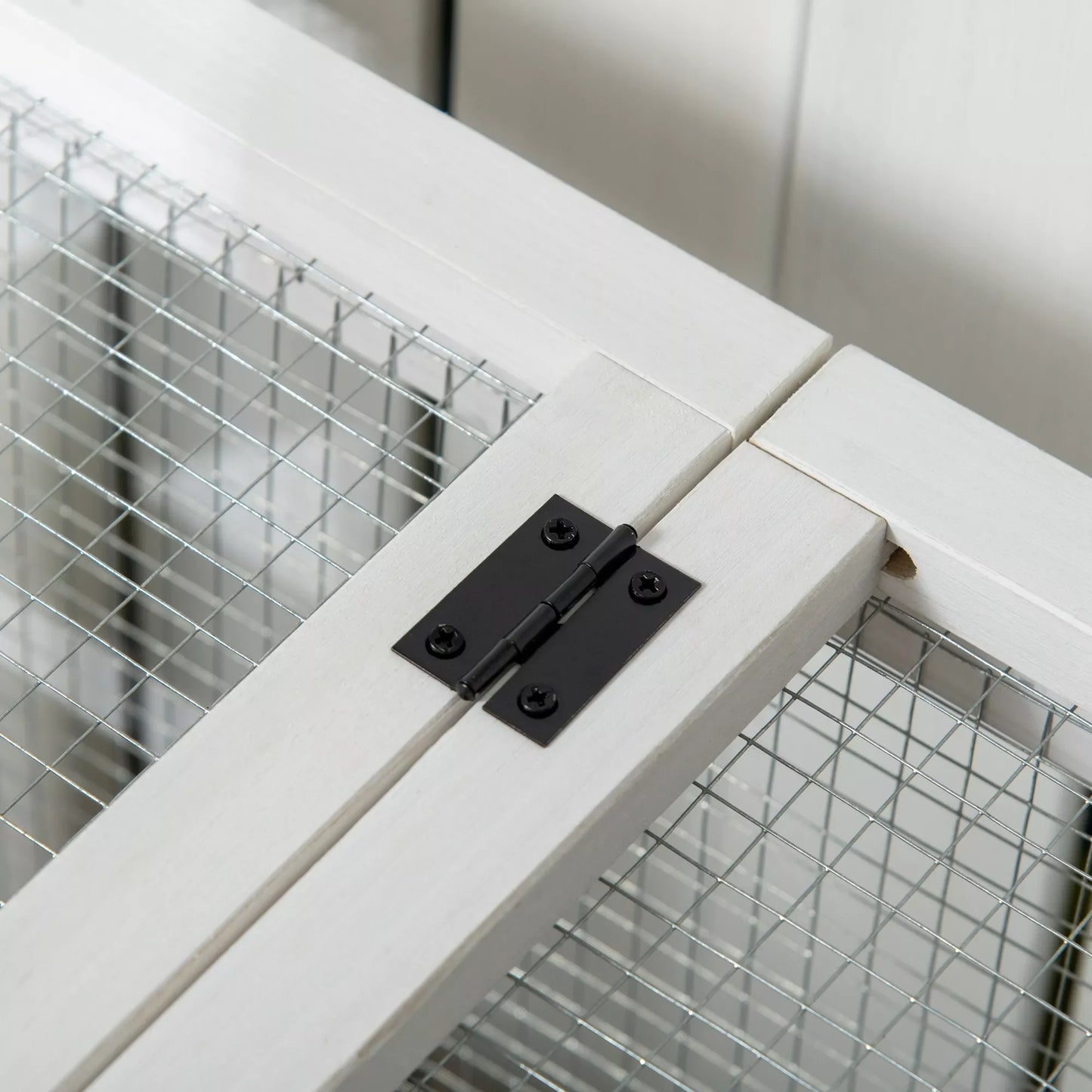 Dzīvnieku būris pundurtrušiem, jūrascūciņām, ar riteņiem, 108 x 58 x 73,5 cm, dzeltens