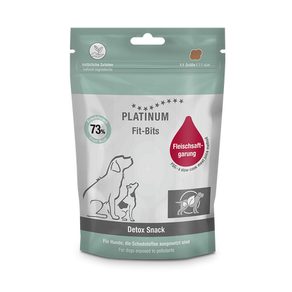 Platinum Fit-Bits Detox - skanėstai šunims su vištiena 150 g