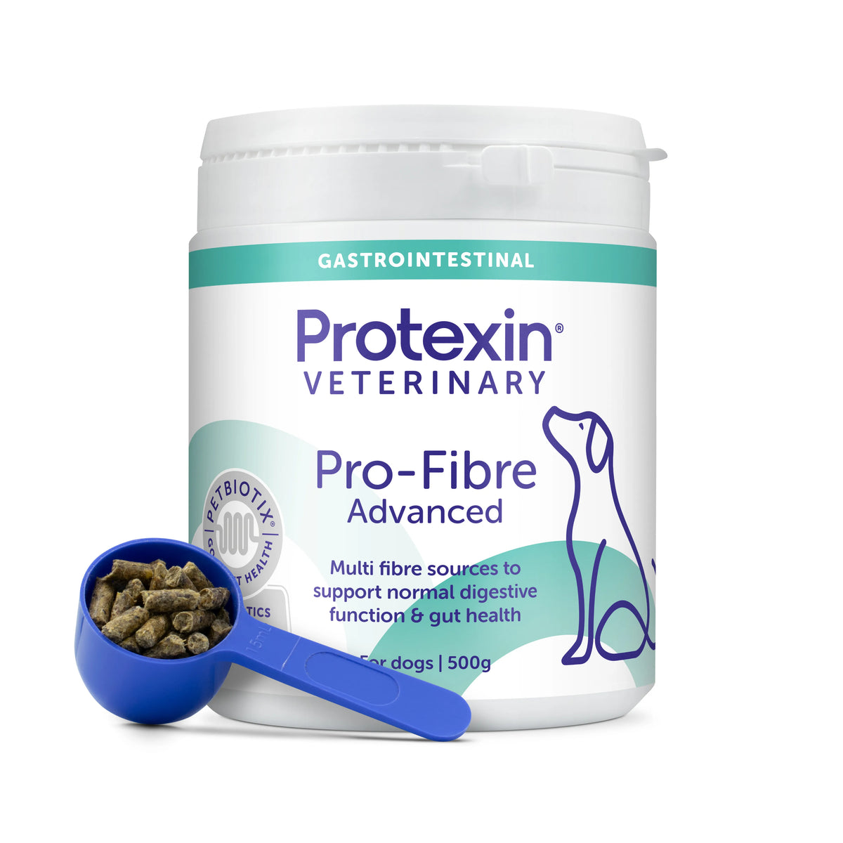 Protexin Pro-Fibre Advanced skaidulų papildas virškinimui šunims 500 g