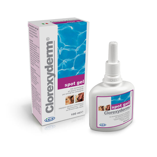 Clorexyderm Spot Gel Valantis tepalas šunims ir katėms 100 ml