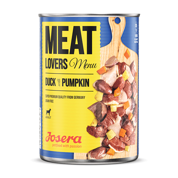 Josera Meat Lovers konservai šunims su antiena ir moliūgais, 400 g