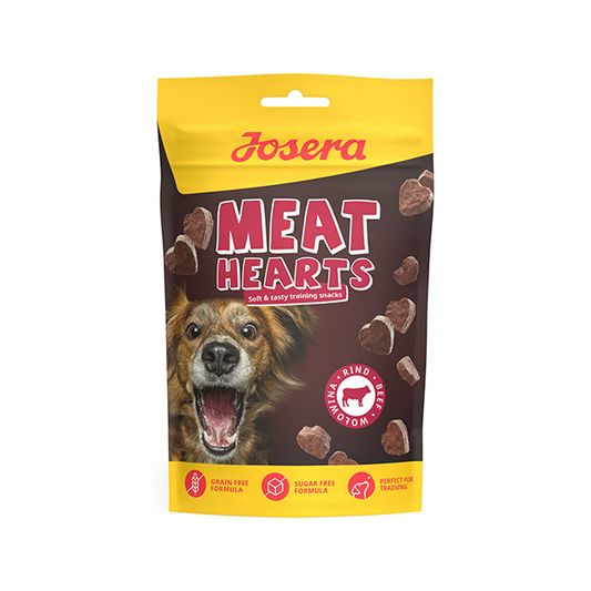 Josera Meat Hearts Beef jautienos skanėstai šunims, 70 g