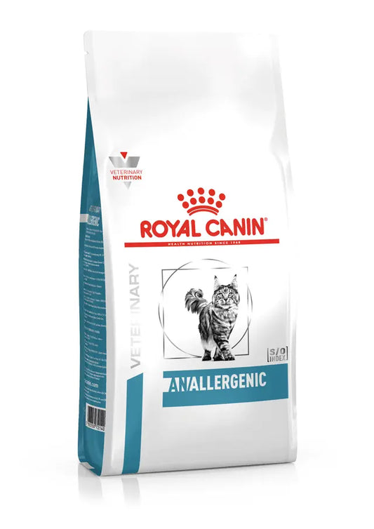 Royal Canin Veterinary Cat Anallergenic visavertis pašaras alergiškoms katėms 2 kg