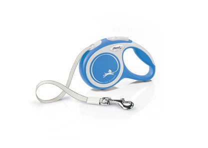 Flexi New Comfort juostinis pavadėlis – Melyna / XS -3m iki 12 kg