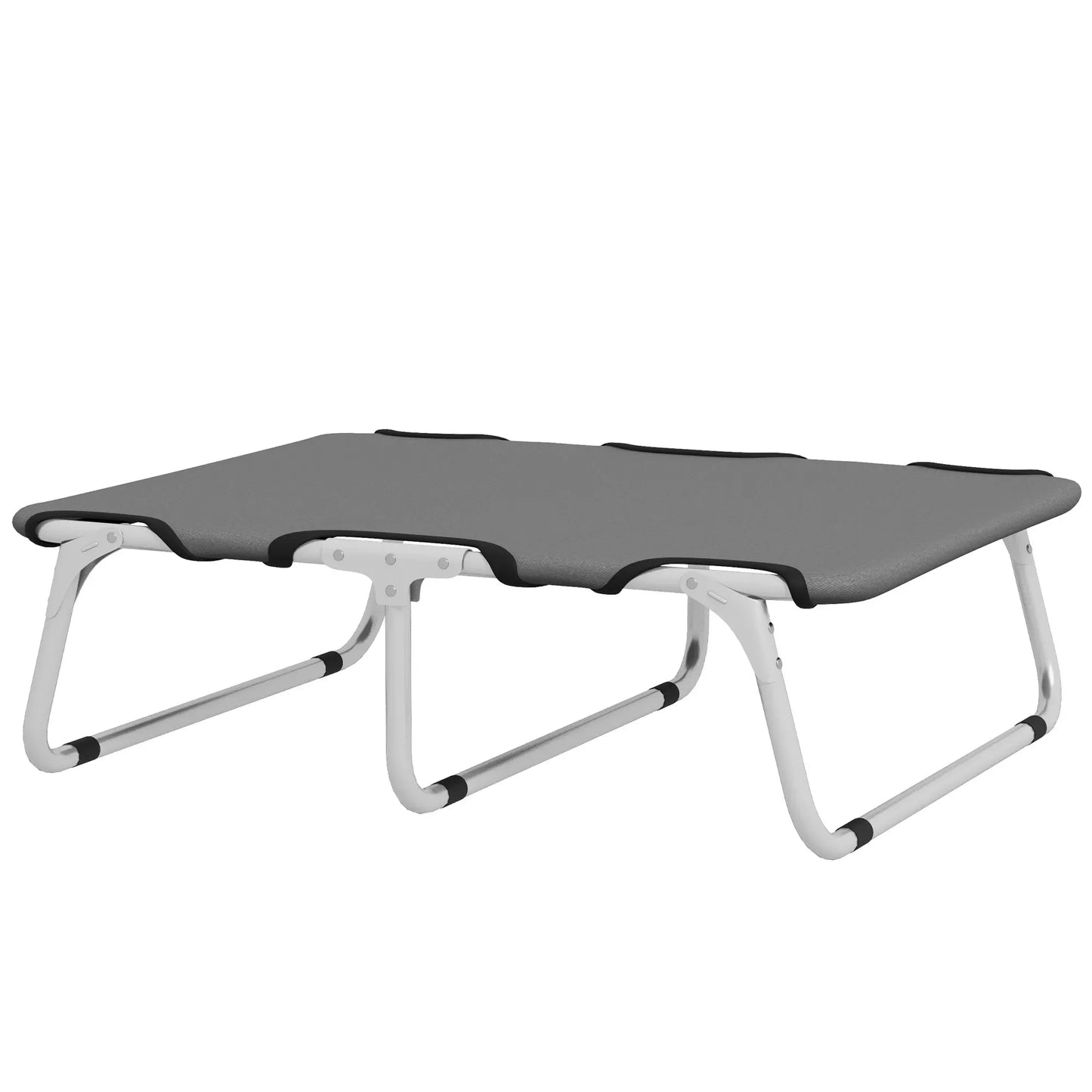 Šunų guolis, sulankstomas, tvirtas ir patogus, iki 10kg, 71x58x20cm, pilkos spalvos