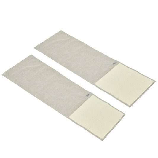 2 vnt. braižymo kilimėlis, apsauga nuo subraižymo, sofa, sizalis, braižymo kilimas katei, fotelis, sofa, kačių braižymo kilimėlis, smėlio+pilkas, 130 x 45 x 0,3 cm