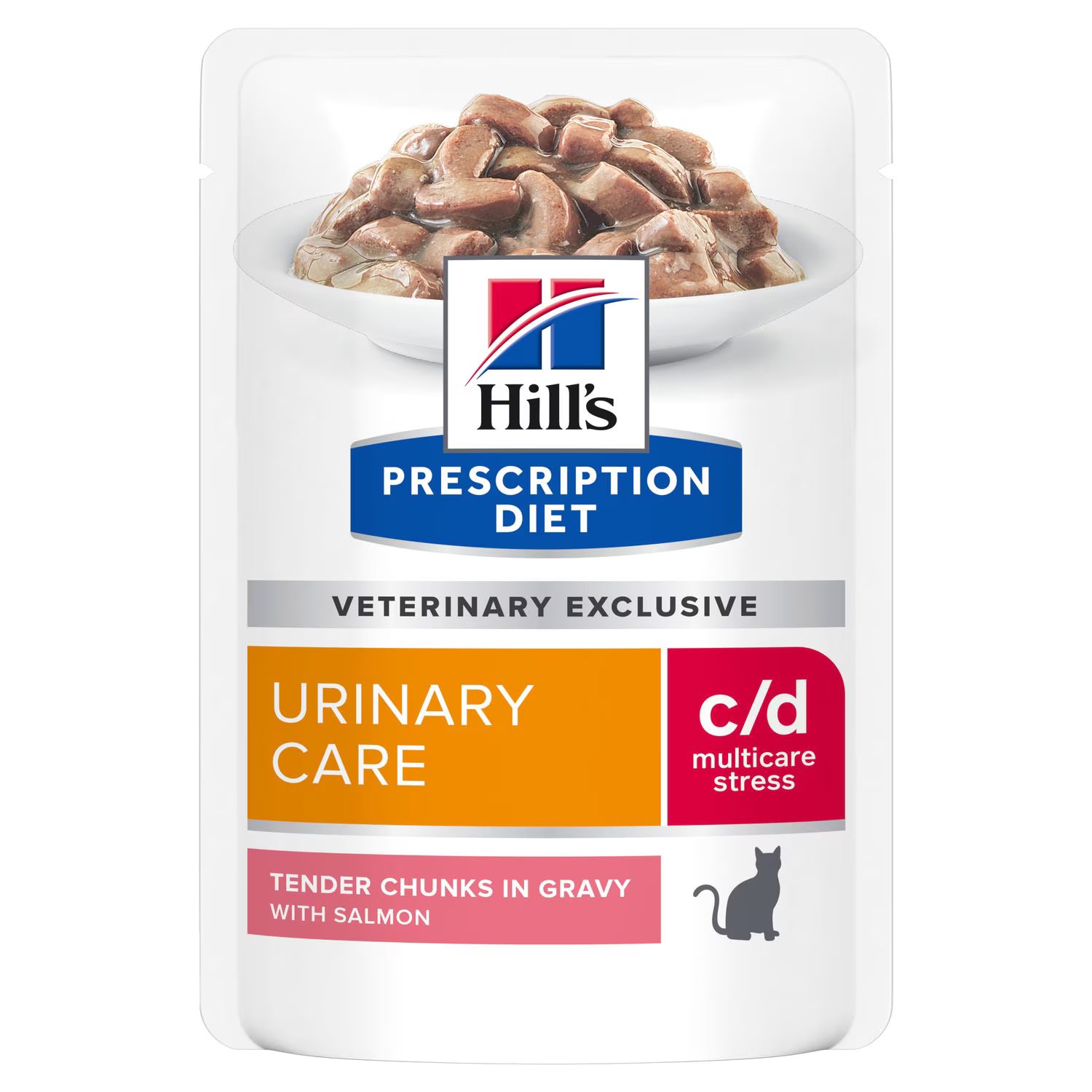 Hill's PD Feline c/d Mult Strs Sal Pouch 12x85g
