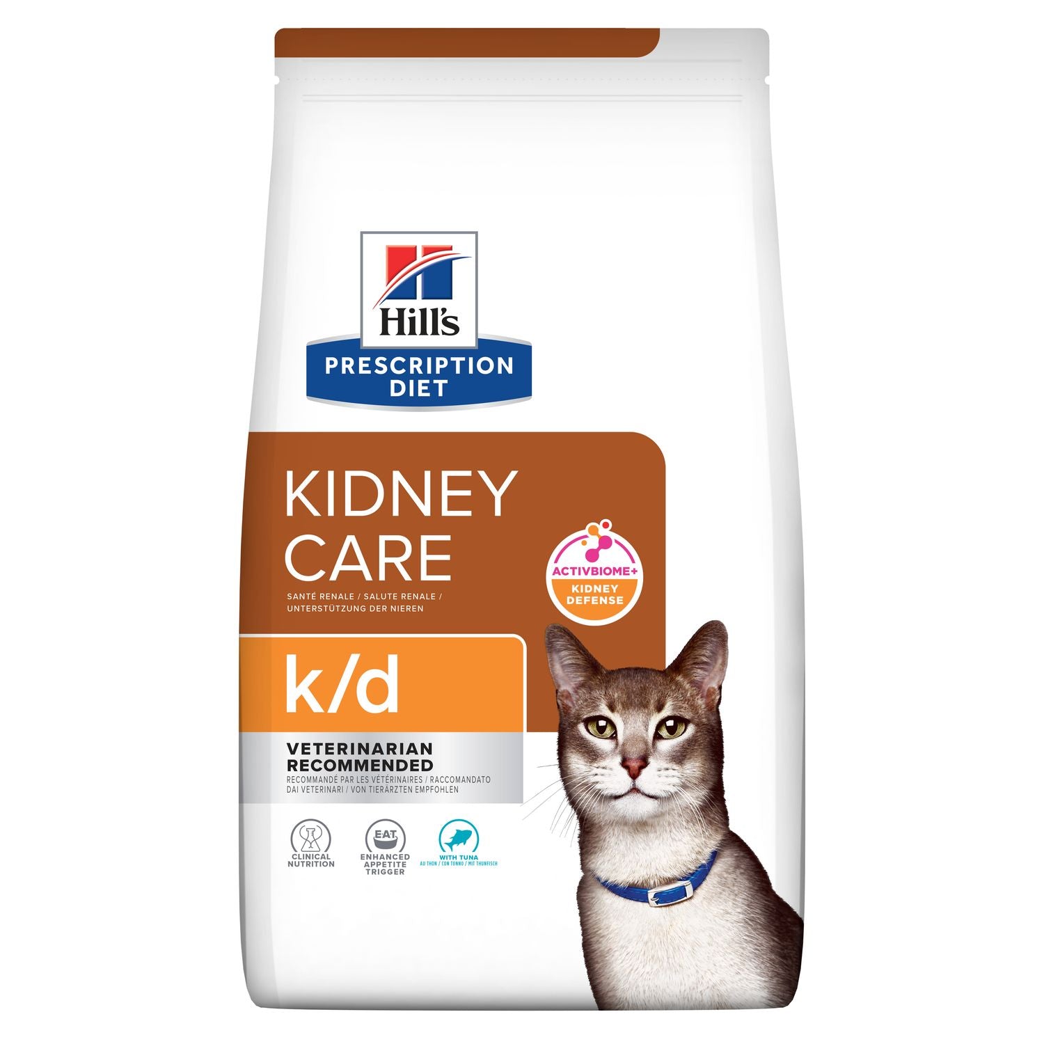 Hill's Prescription Diet Feline k/d sausas pašaras su tunu katėms