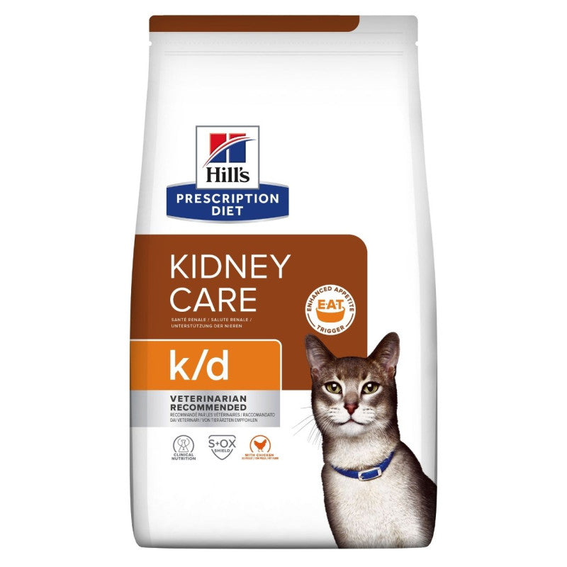 Hill's Prescription Diet Feline k/d sausas maistas su vištiena katėms