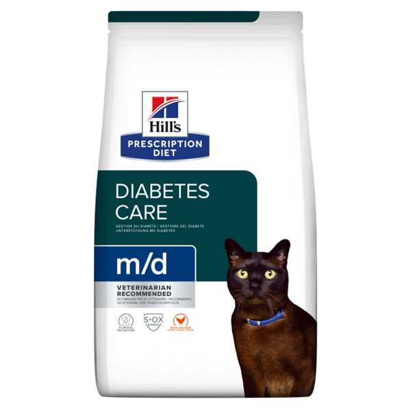Hill's Prescription Diet Feline m/d sausas maistas su vištiena katėms