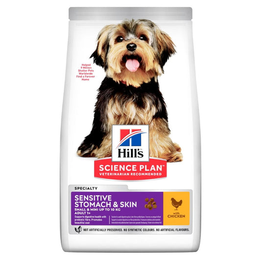 Hill's Science Plan Adult Small &amp; Mini Chicken sausā barība ar vistu mazo šķirņu suņiem