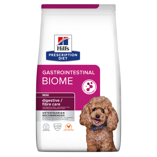 PD Canine Gastrointestinal Biome Mini pašaras mažųjų veislių šunims
