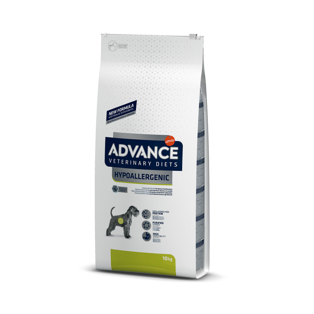 Advance Veterinary Diets Hypoallergenic dog Sausas maistas šunims turintiems alergiją – 10 kg