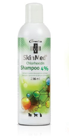 SkinMed chlorhexidin 4% šampūnas šunims ir katėms 236 ml