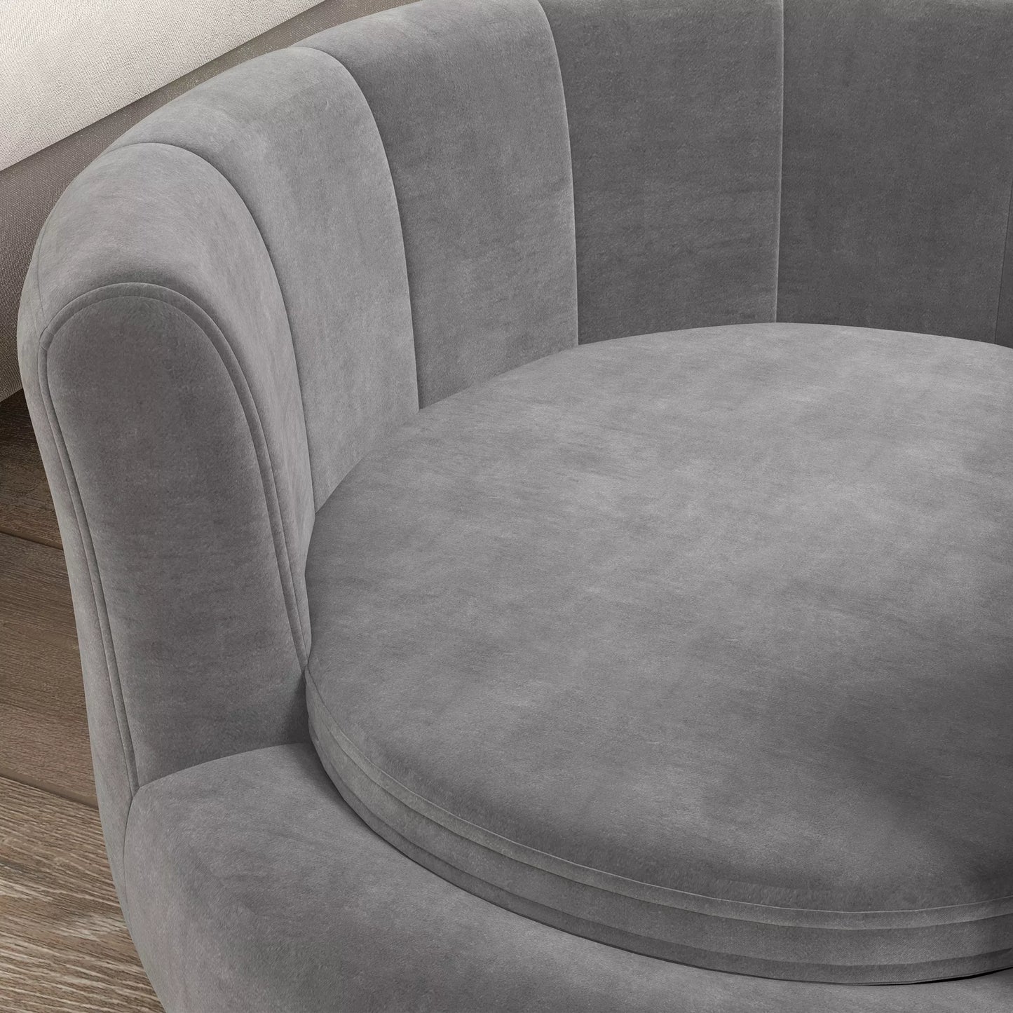 Lova augintiniams šunims ir katėms, medinės kojelės, paaukštinta, flanelinis užvalkalas, nuimama pagalvėlė, pilka