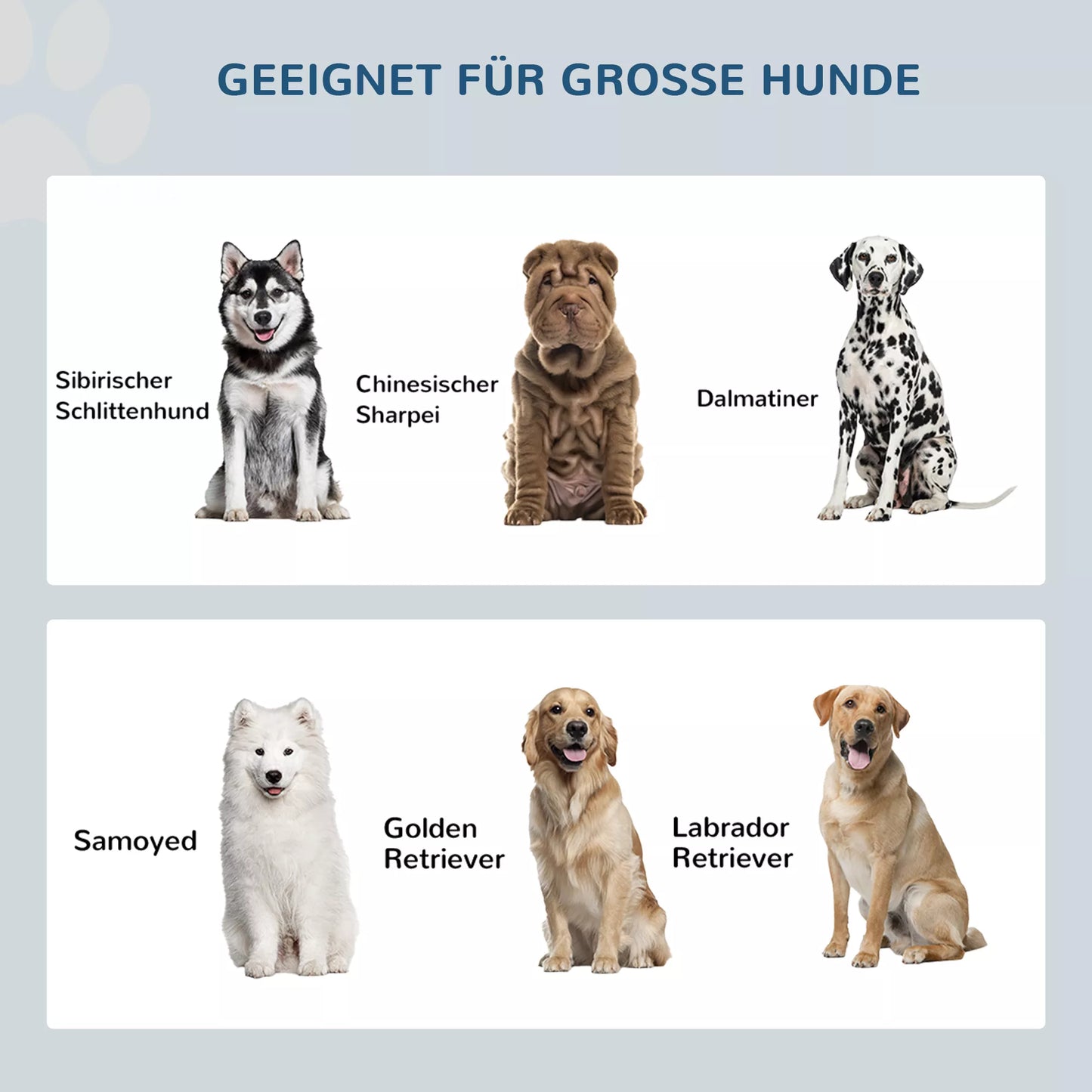 Pacelts barotava ar 2 nerūsējošā tērauda bļodām un 44 litru uzglabāšanas vietu, magnētiskām durvīm, lieliem suņiem, pelēka