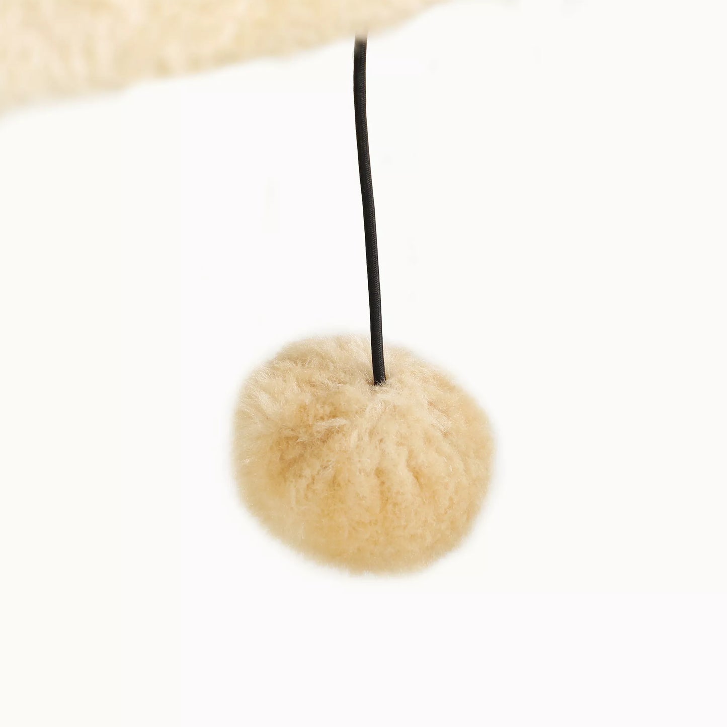 5 daļu kaķu kāpšanas komplekts ar skrāpējamiem stabiem, lēkšanas platformām, kāpnēm, mājiņu, sienas stiprinājumu, bēšs