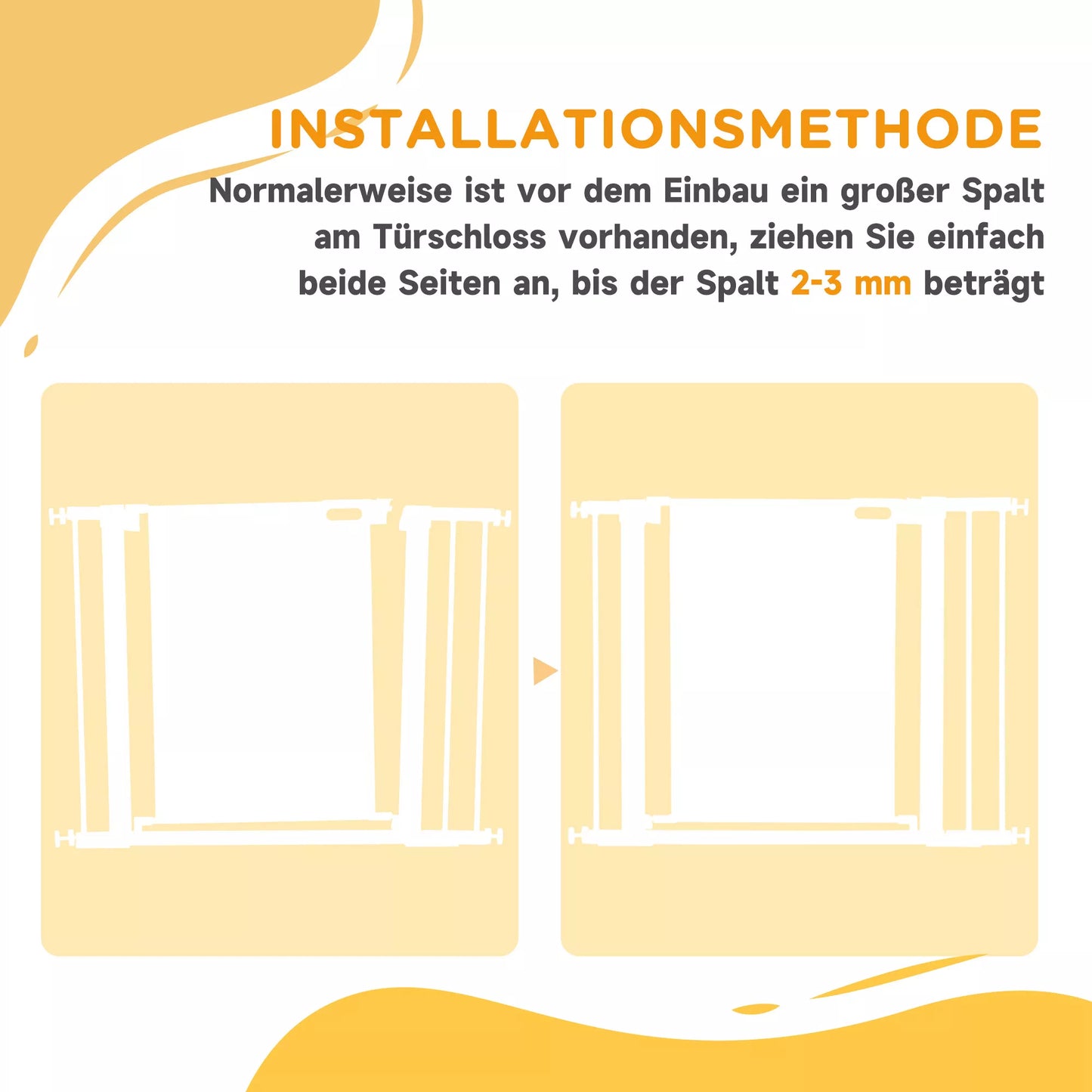 Drošības vārtiņi kāpnēm un mājdzīvniekiem, suņiem, regulējami no 75 cm līdz 103 cm, melni